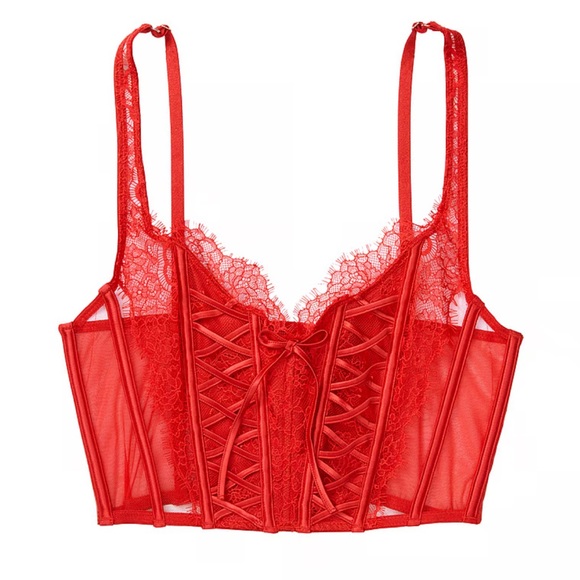 Victoria's Secret Other - VICTORIA SECRET DREAM ANGEL Unlined Lace-Up Corset Top